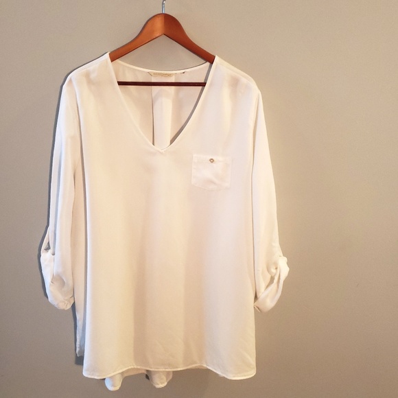 Soft Surroundings Tops - Soft Surroundings Tencel Tunic II in White